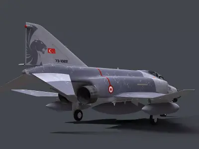 Turkish F-4E 3D model