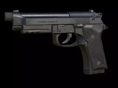 Beretta M9A3 3D model purchase