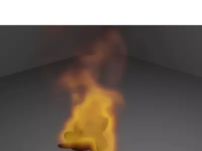The fire Free 3D model