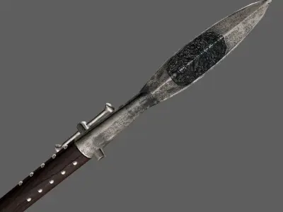 Boar Spear 3D model