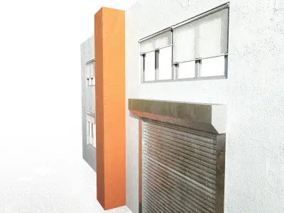 Factory-splicable wall assemblies 3D model