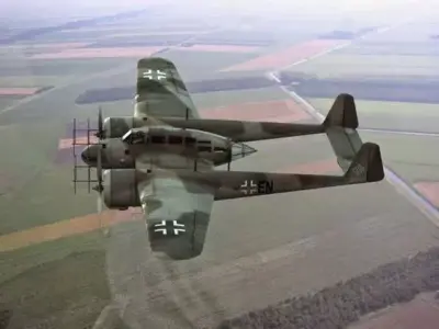 Fokker G1 3D model purchase