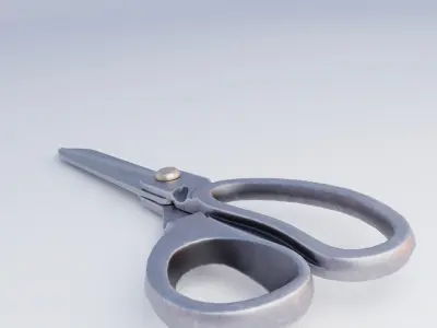 Tailor Scissors Low-poly 3D model