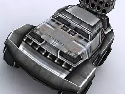 3DRT - Sci - Fi Forces - Jeep 1  Low-poly 3D model