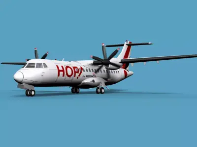 ATR  ATR-42-500 Hop 3D model