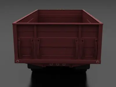 C-Series C-800 Grain Truck 1970 Low-poly 3D model