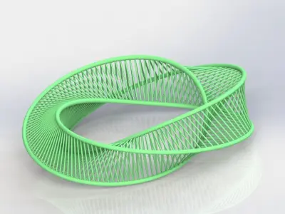 mobius bracelet 3D model