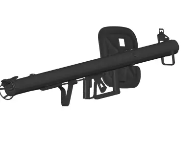  anti tank rocket launcher 3D model