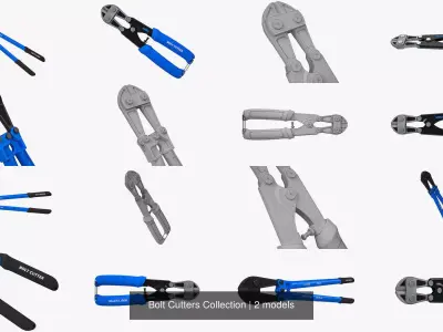 Bolt Cutters Collection 3D Model Pack