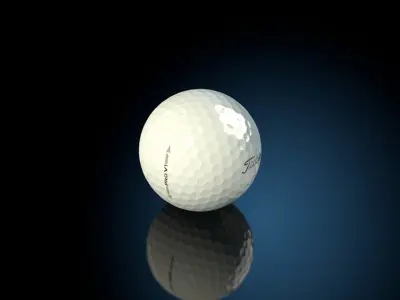 Golf Ball 3D model 30