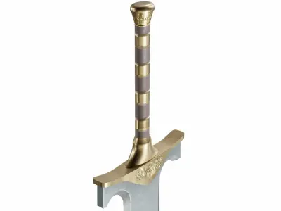 Big sword 5 3D model