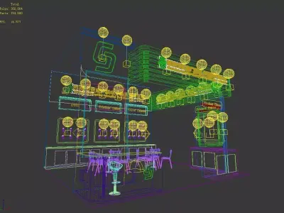 Exhibition - Area - 6X6-3DMAX2009-02 3D model