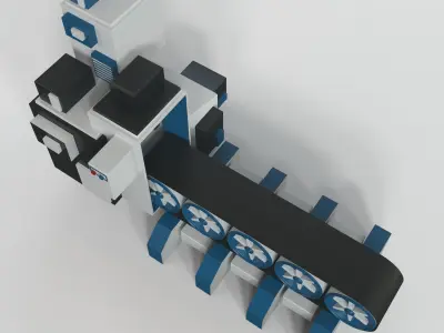 Conveyor Belt 3D model order