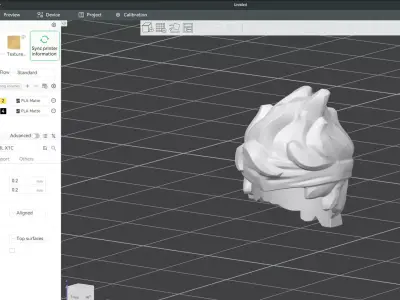 Custom3Dprint Minifigure Accessory - Minifigure Hair S2 - 134 3D print model