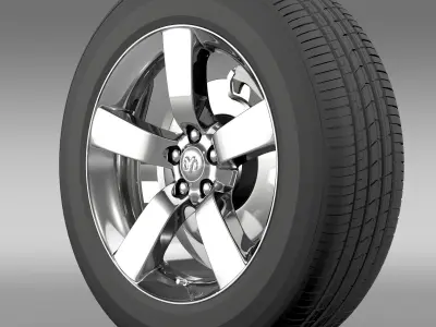 Dodge T wheel 3D model