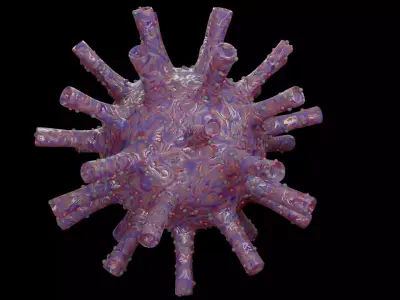 3D Artistic Corona virus model 3D model