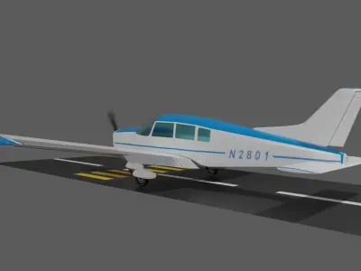 Piper PA 28 3D model