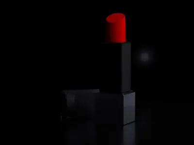 Lipstick Low-poly 3D model purchase