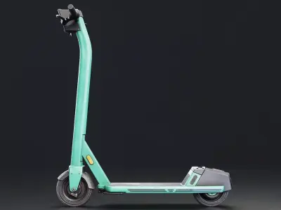 Electric Scooter 3D Model Low-poly 3D model