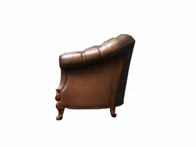  3d Render A Classic Modern Armchair   3D model
