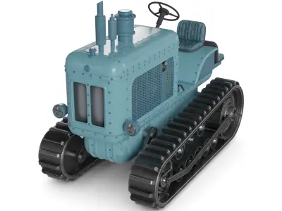 Snow Tractor 3D model purchase