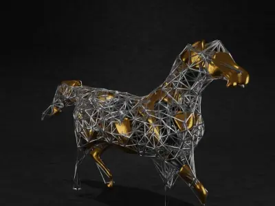 horse 3D model buy