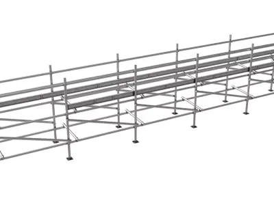 Scaffolding PBR Low-poly 3D model