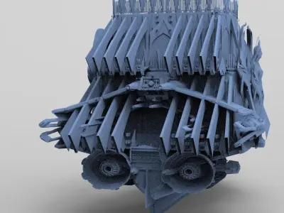 Knights Round Table Airship  3D model