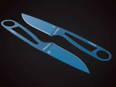 Knife 1 B Low-poly 3D model