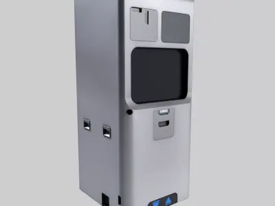 Sterilising Machine Low-poly 3D model