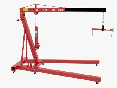 Engine Hoist v2 High Poly 3D model