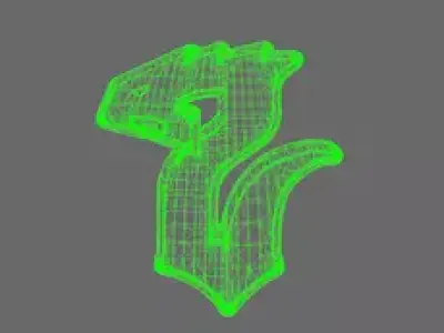 Void Serpents V10B Shoulder Symbols LEFT 3D print model