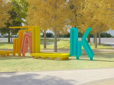 Park Design 3D model