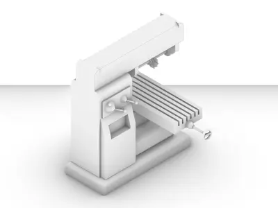 Universal Milling Machine 3D model