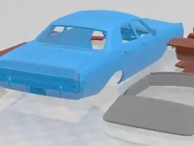 Dodge Polara Hardtop Coupe 1970 Printable Car 3D print model