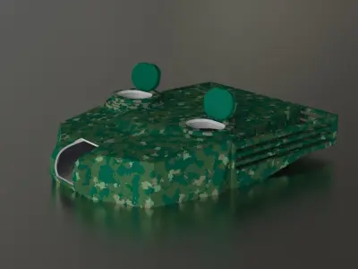 Tank Turret Free 3D model