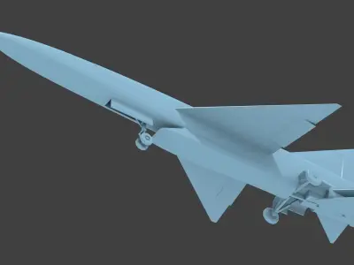 The Republic XF-103 3D print model