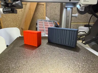 Model Railways Industrial  Large Oil Storage Cabinets for FDM 3D print model