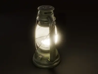 3D Lantern Ready Pbr Low-poly 3D model