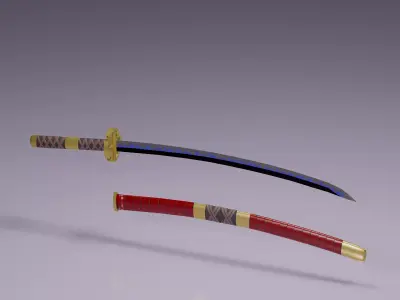 Zoro Sandai Kitetsu 3D model
