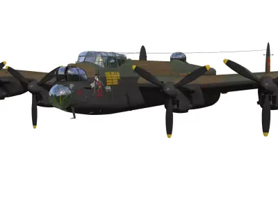 avro lancaster B-iii 3D model
