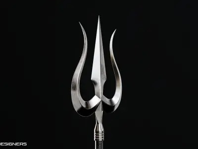 Trishul - Trident Weapon 3D Model 3D model