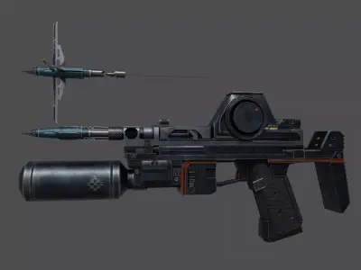 firearms 3D model