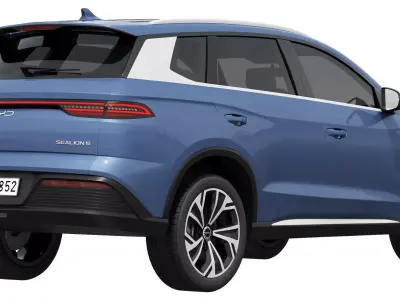 BYD Sealion 5 DM-i 2025 3D model