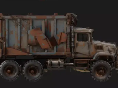 Armored Cargo Truck 3D model