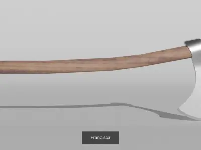 Medieval Axes and Blunt Weapons 3D Model Collection