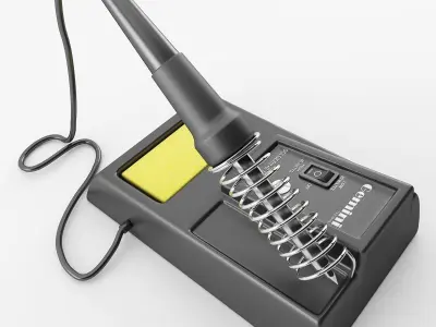 Soldering Iron Station 3D model purchase