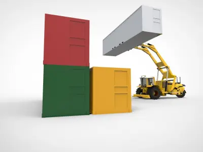 Stacker Crane 3D model