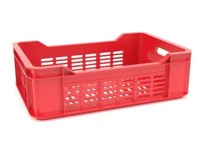 Plastic crate 40 3D model