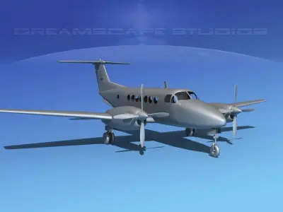 Beechcraft 350 Super King Air VBM 3D model